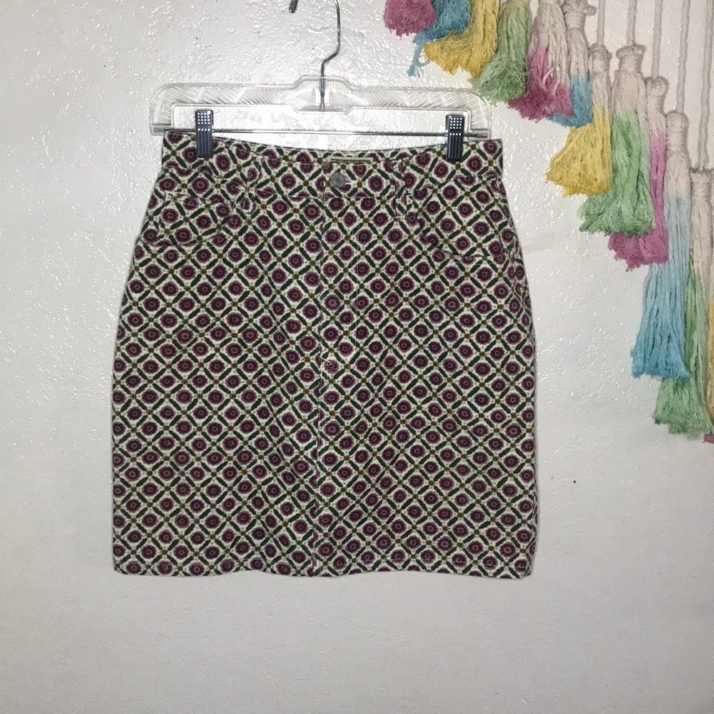 🏵VTG 90s floral ESPRIT skirt - Picture 4 of 8